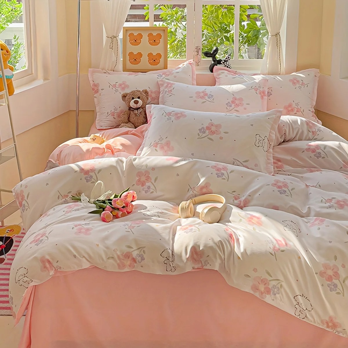 Duvet Cover Sets With Zipper - Комплект постельного белья из 4 предметов: