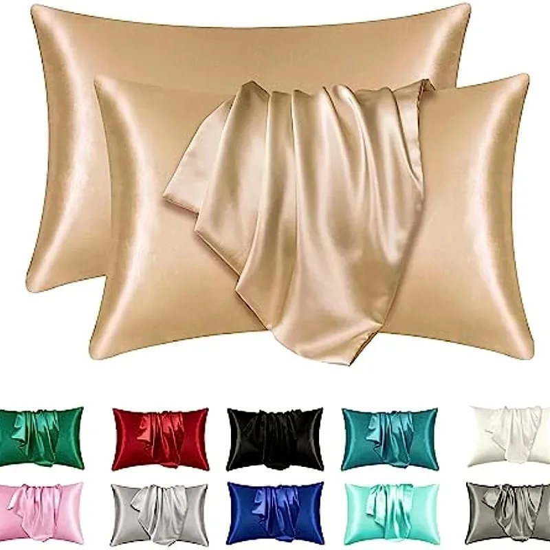 Satin Silk Pillowcase Hair Skin - Наволочка из сатинового шелка для волос