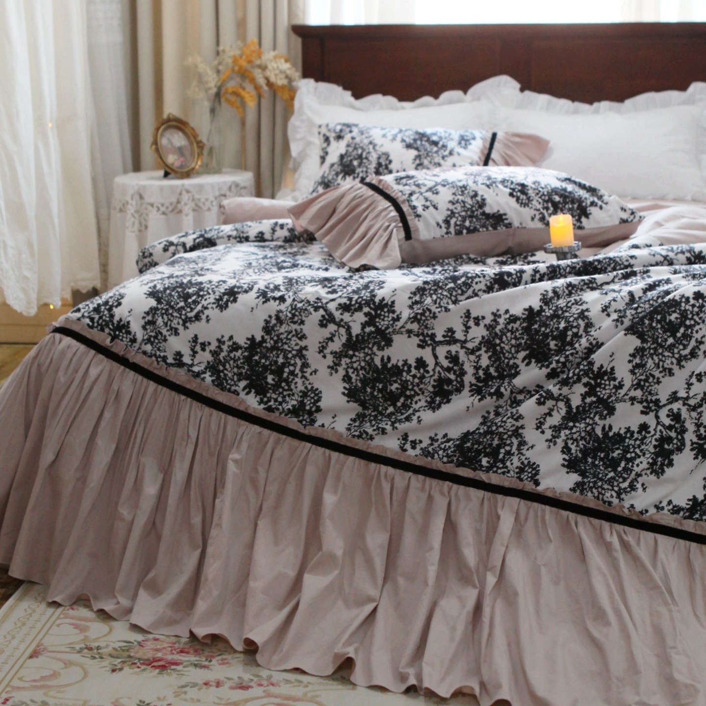 Aesthetic Floral Duvet Cover - Комплект постельного белья Christy French Style