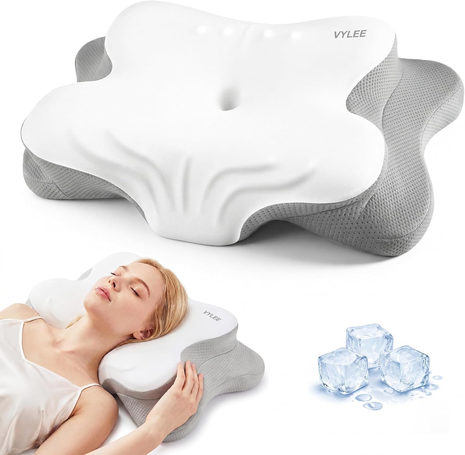Memory Foam Orthopedic Pillow Neck Pain - Ортопедическая подушка для шеи для облегчения