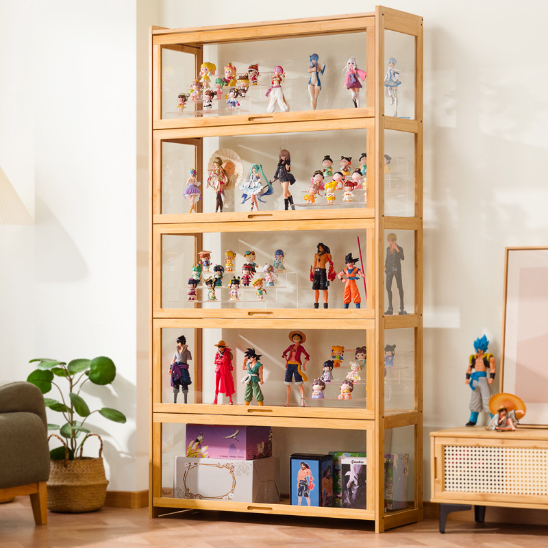 Storage & Organization - Большой прозрачный акриловый шкаф-витрина для фигурок,