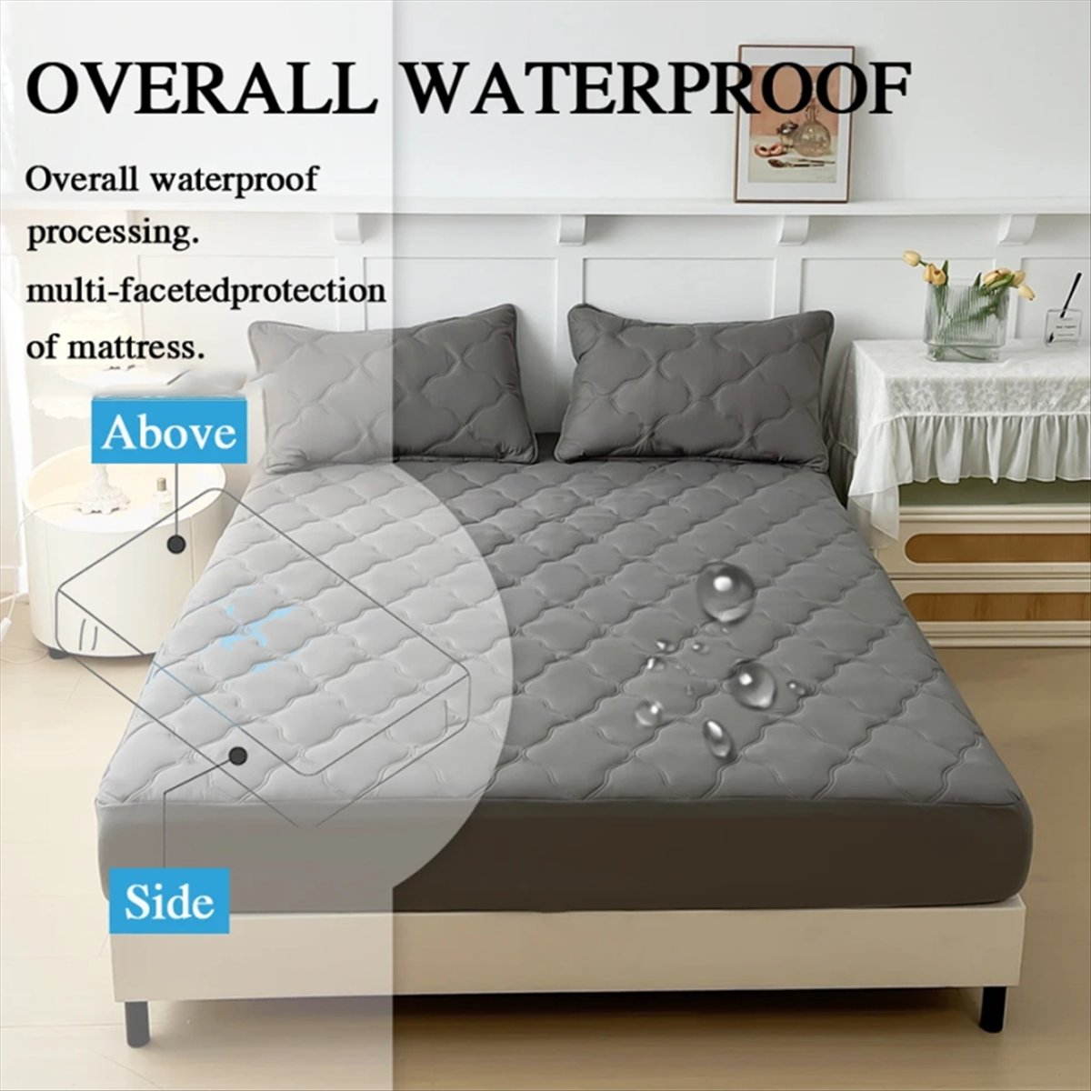 Waterproof Mattress Protector Breathable - Learned - водонепроницаемые простыни, наматрасники, мягкие