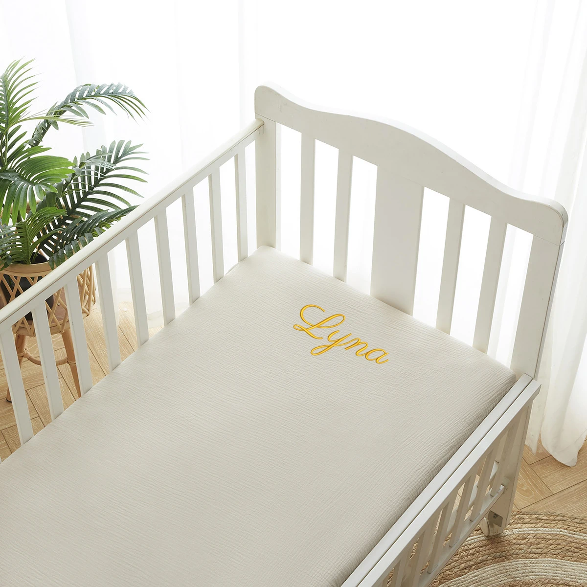 Muslin Cotton Bedspread - Постельное белье из муслина с именной