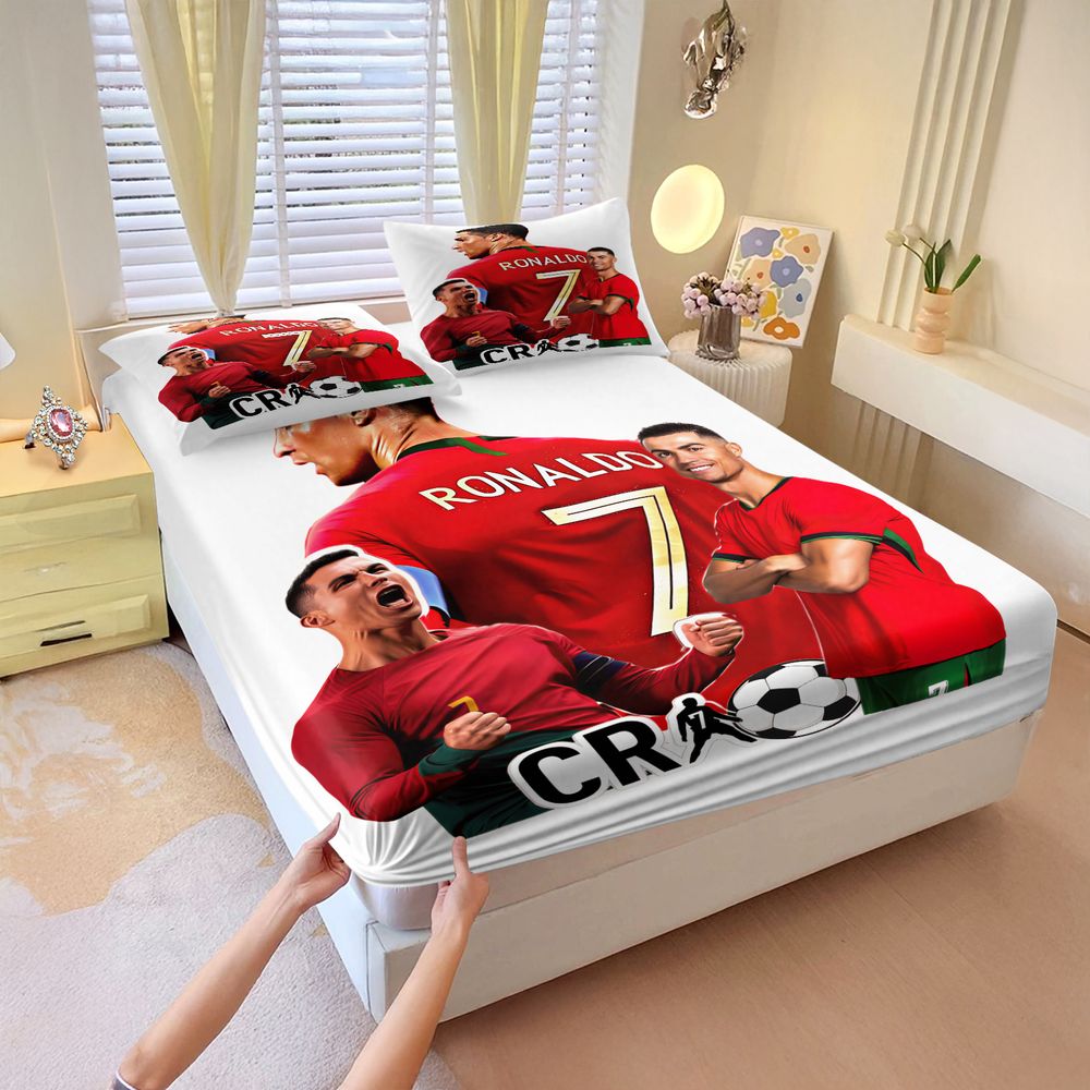 Fitted Bed Sheets Deep Pocket - Комплект постельного белья с цифровой печатью:
