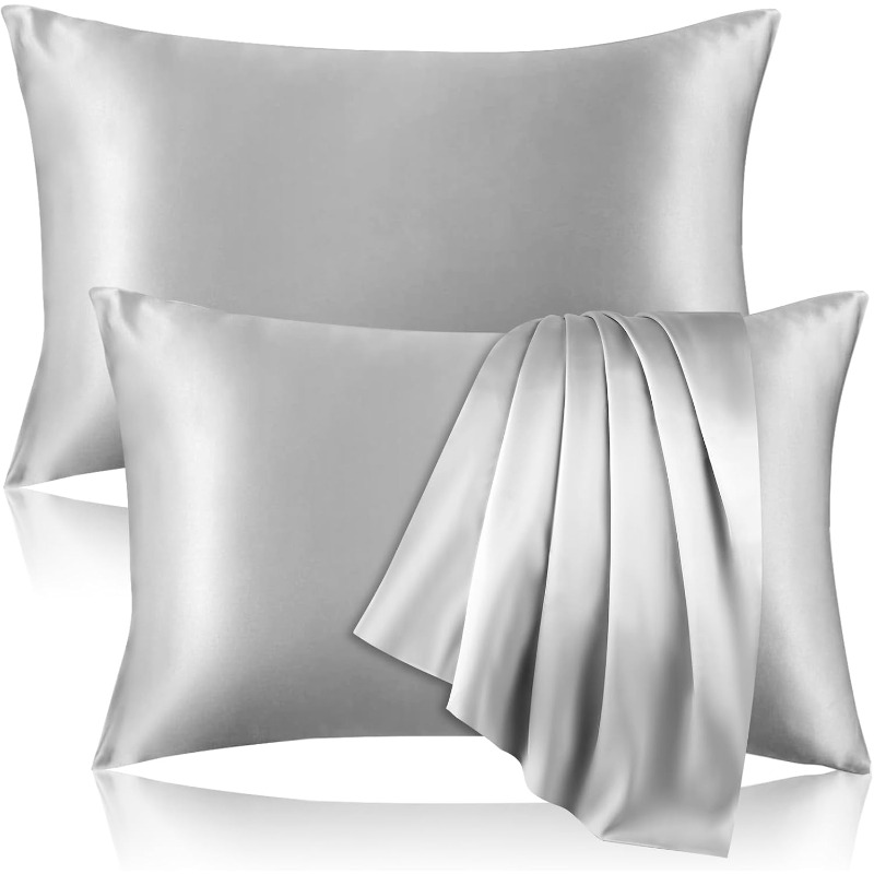 Satin Silk Pillowcase Hair Skin - Комплект из 2-х сатиновых шелковых наволочек