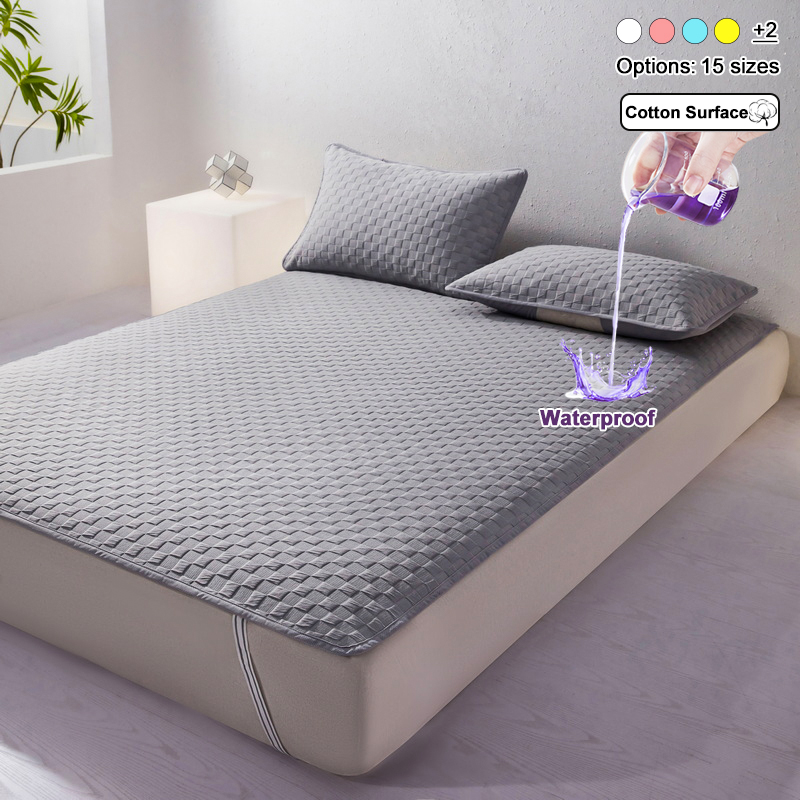 Waterproof Mattress Protector Breathable - Водонепроницаемый наматрасник с четырьмя эластичными ремнями