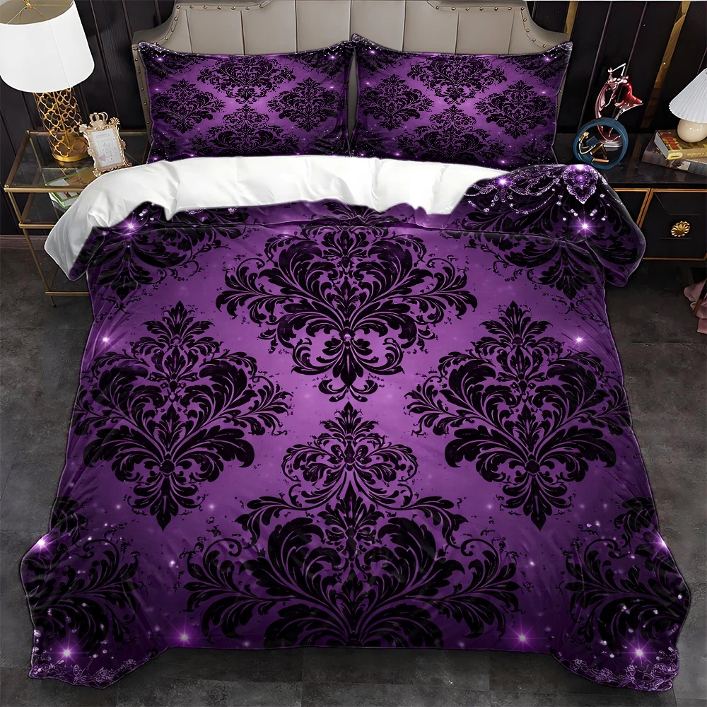 Duvet Cover Sets With Zipper - Легкий роскошный комплект постельного белья с