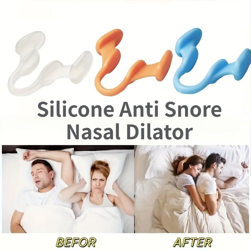 Anti Snore Contour Pillow - 10 шт. силиконовых носовых клипс-дилататоров от