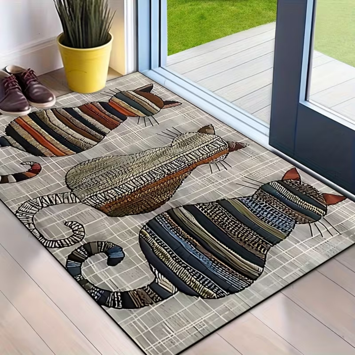 Quick Dry Diatomite Bath Mat - Квадратный входной коврик из диатомита, быстросохнущий,