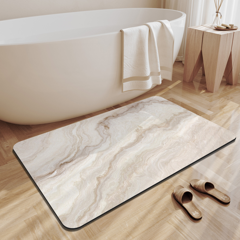 Quick Dry Diatomite Bath Mat - Коврик для ванной с диатомовой землей,