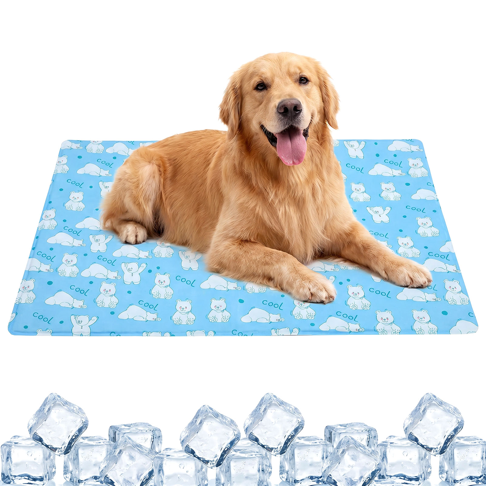 Cooling Blanket Hot Sleepers - Охлаждающий коврик для собак с гелевым