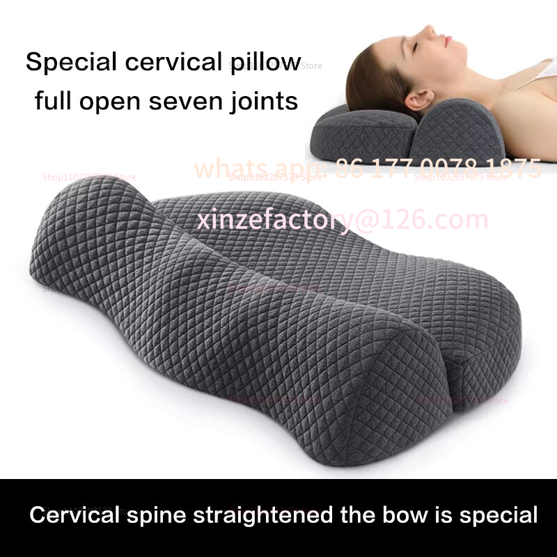 Memory Foam Orthopedic Pillow Neck Pain - Настраиваемая контурная подушка из пены с