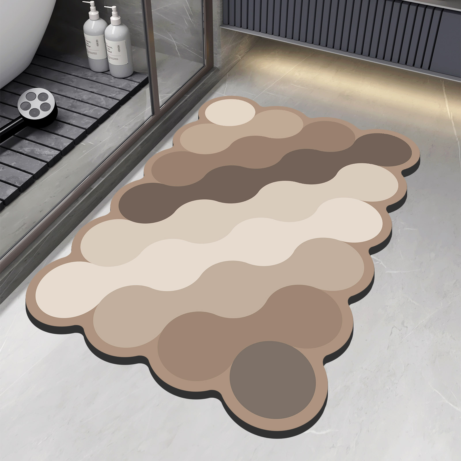 Quick Dry Diatomite Bath Mat - Роскошный диатомитовый коврик для ванной комнаты,