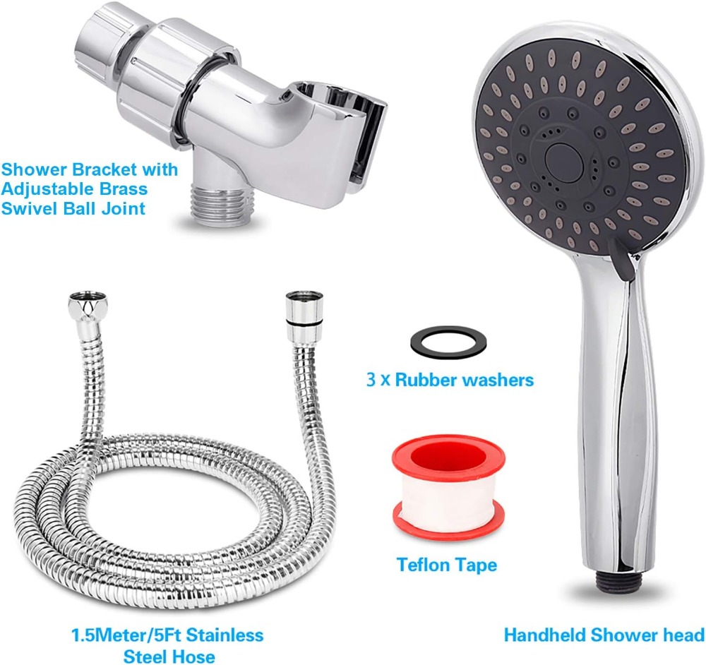Ручная душевая лейка с 5 режим – обзор и цена High Pressure Shower Head Handheld