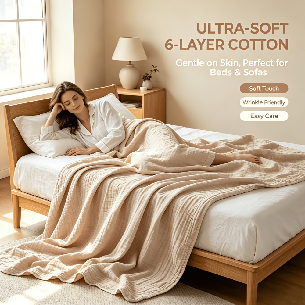 100% хлопковое муслиновое одея – обзор и цена Muslin Cotton Bedspread