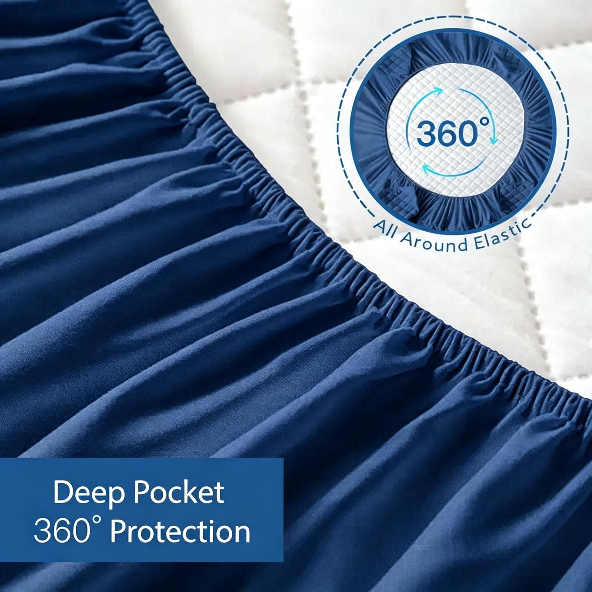 100% водонепроницаемый наматра – обзор и цена Waterproof Mattress Protector Breathable