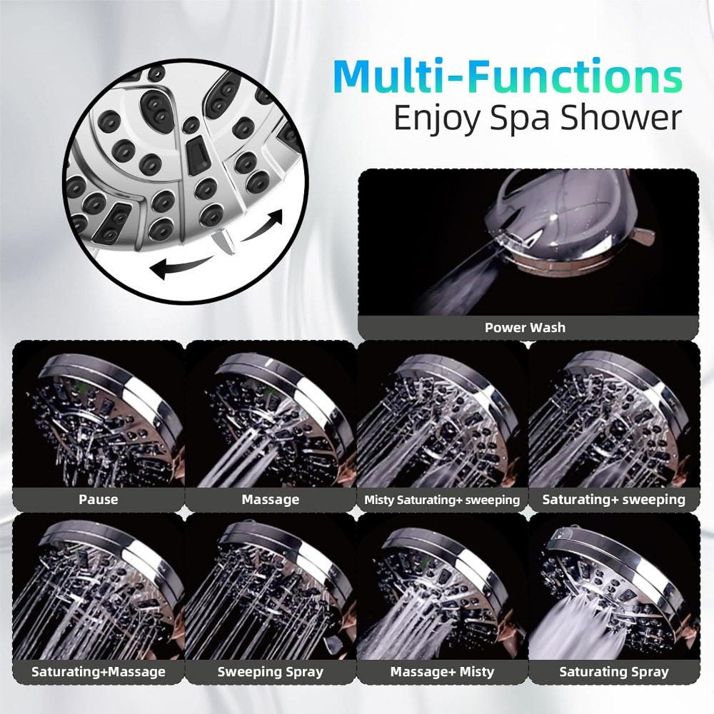 Многофункциональная душевая ле – обзор и цена High Pressure Shower Head Handheld