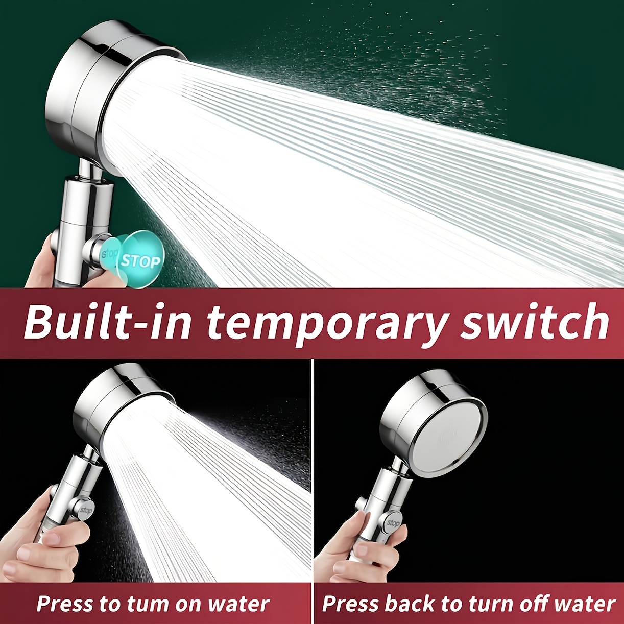 Ручной душ с видимым фильтром, – обзор и цена High Pressure Shower Head Handheld