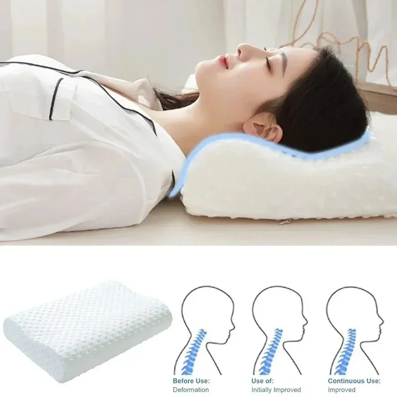 Подушка из пены с эффектом пам – обзор и цена Memory Foam Orthopedic Pillow Neck Pain