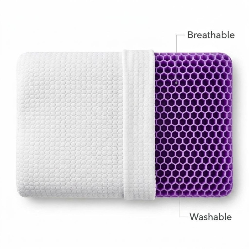 Дышащая подушка из ТПЭ-пектино – обзор и цена Anti Snore Contour Pillow