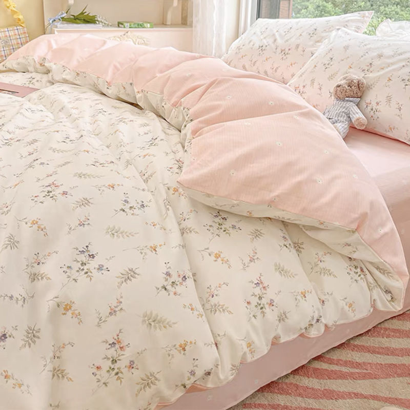 Комплект постельного белья Ins – обзор и цена Aesthetic Floral Duvet Cover