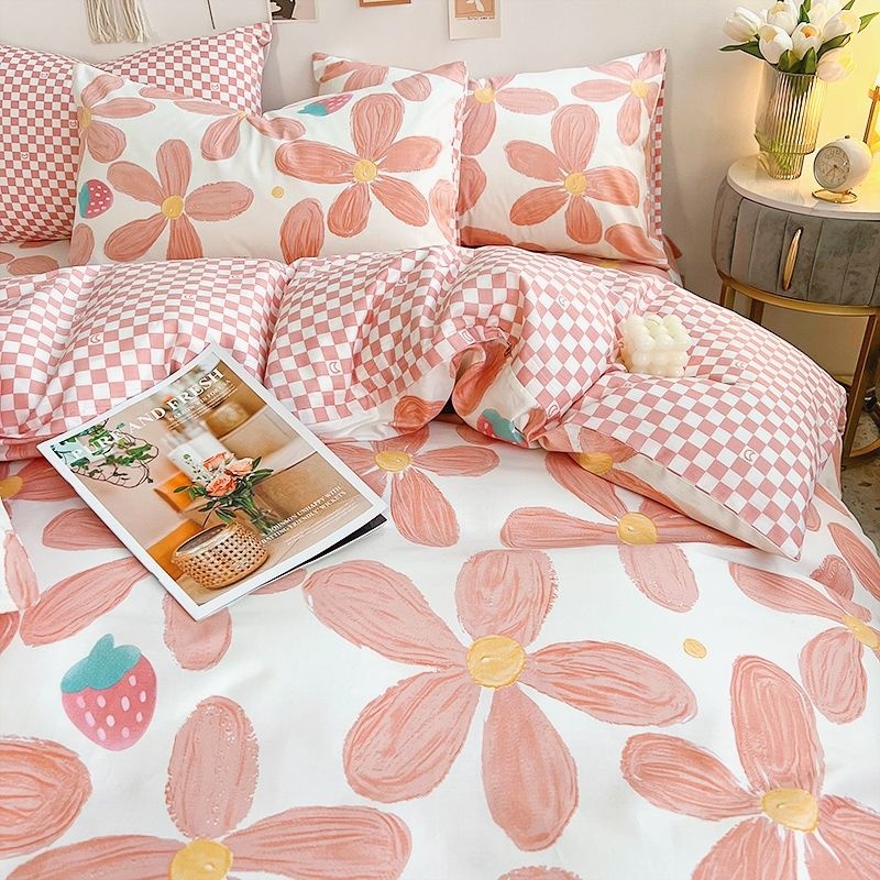 Комплект постельного белья Ins – обзор и цена Aesthetic Floral Duvet Cover