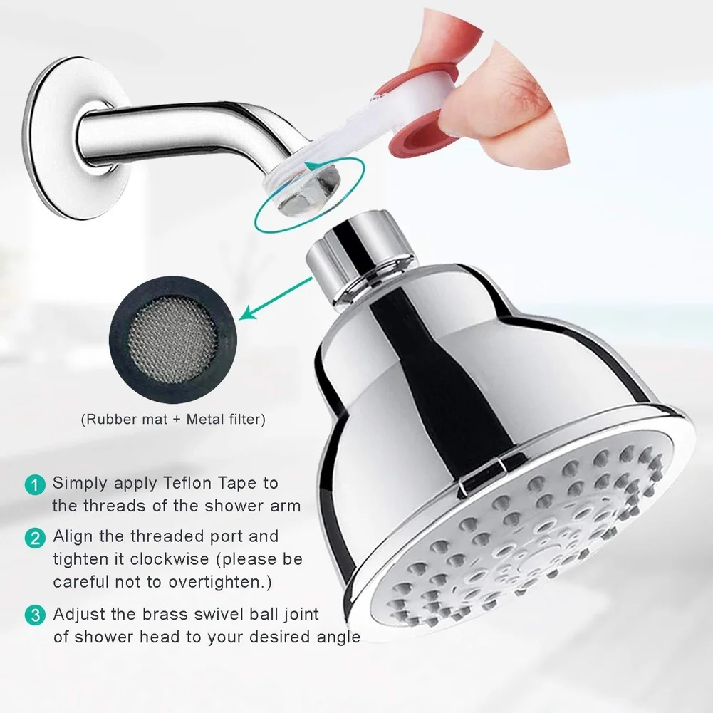 Ручная душевая лейка высокого  – обзор и цена High Pressure Shower Head Handheld