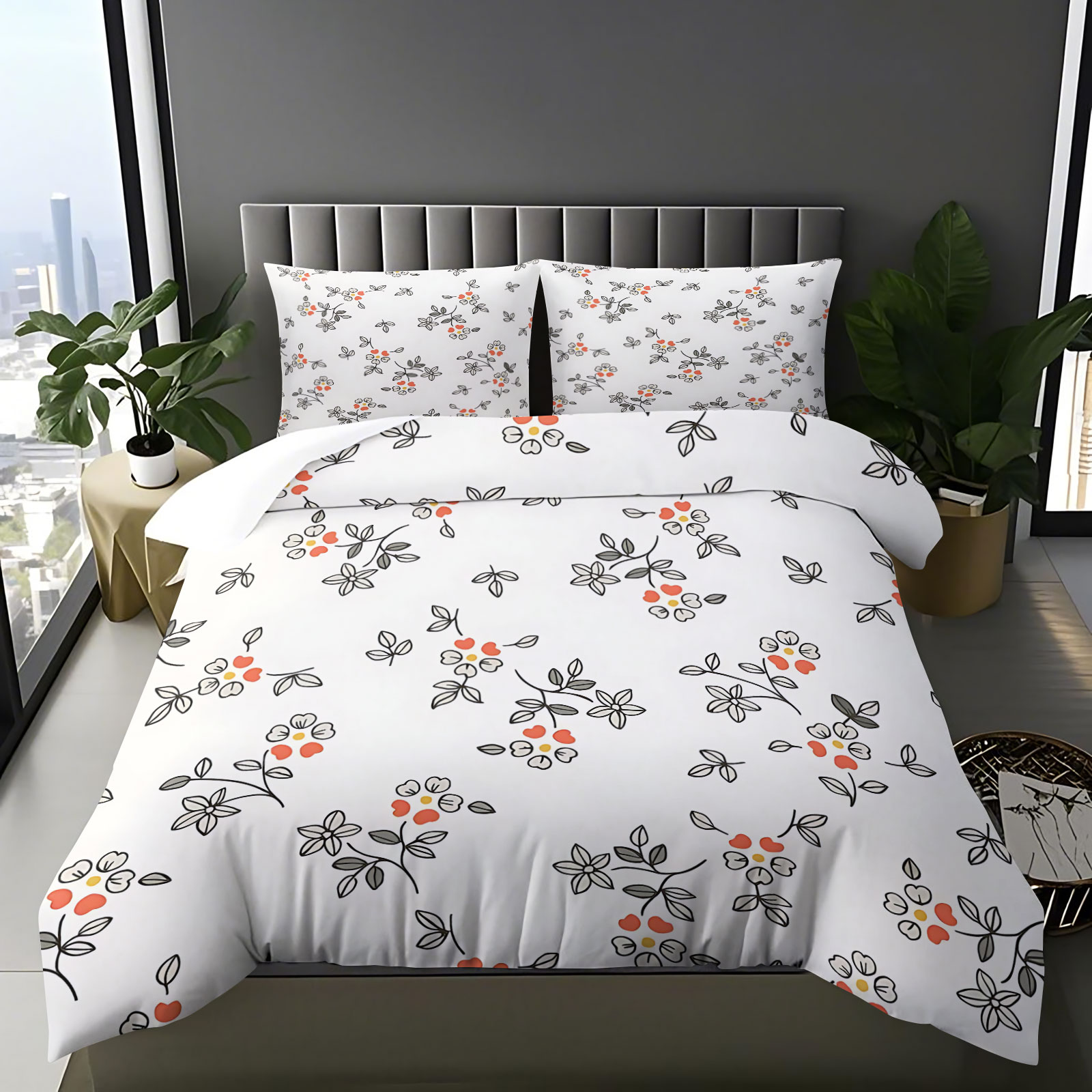 Минималистичный комплект посте – обзор и цена Aesthetic Floral Duvet Cover