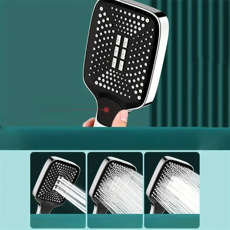 Квадратная ручная душевая лейк – обзор и цена High Pressure Shower Head Handheld