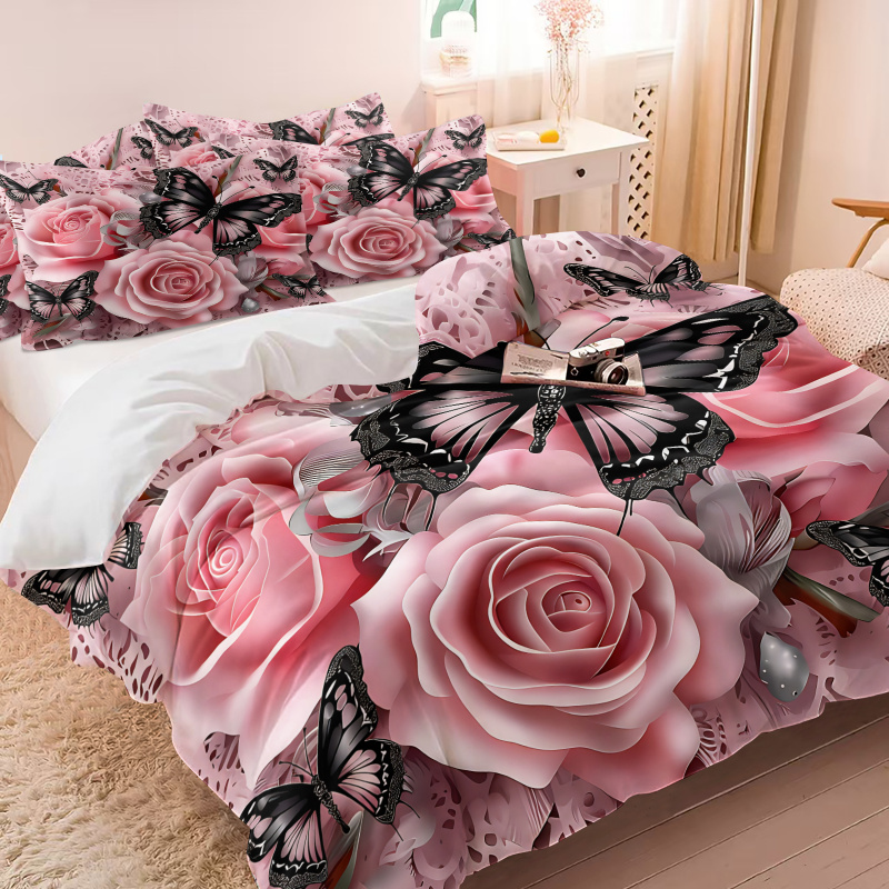 Комплект постельного белья с п – обзор и цена Aesthetic Floral Duvet Cover