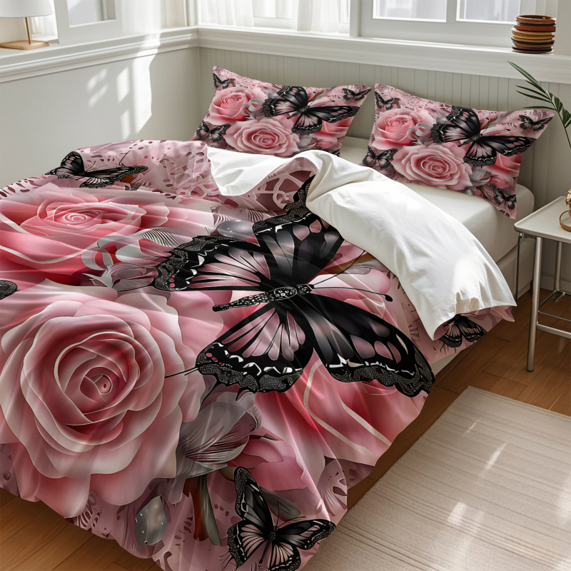 Комплект постельного белья с п – обзор и цена Aesthetic Floral Duvet Cover