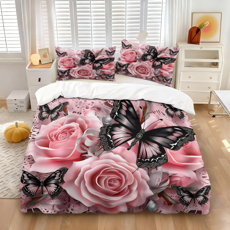 Комплект постельного белья с п – обзор и цена Aesthetic Floral Duvet Cover