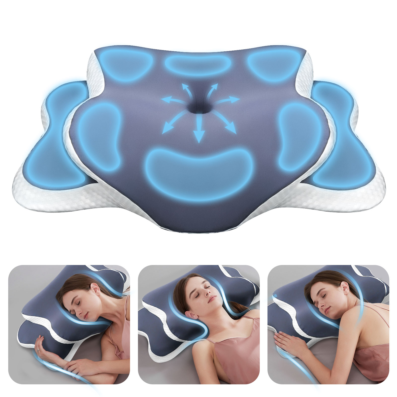 Ортопедическая подушка из пены – обзор и цена Memory Foam Orthopedic Pillow Neck Pain