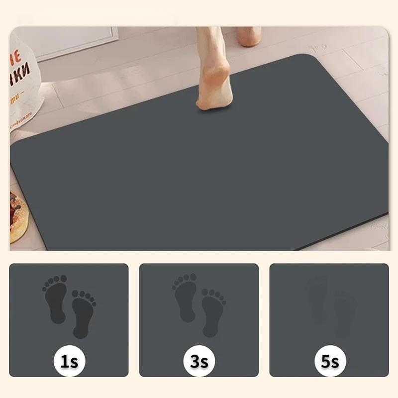Коврик для ванной из диатомита – обзор и цена Quick Dry Diatomite Bath Mat