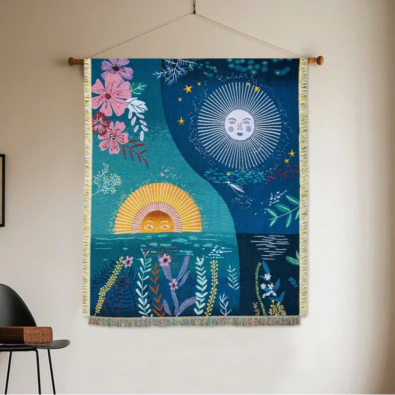 Настенный гобелен в стиле бохо – обзор и цена Boho Throw Blanket Fringe