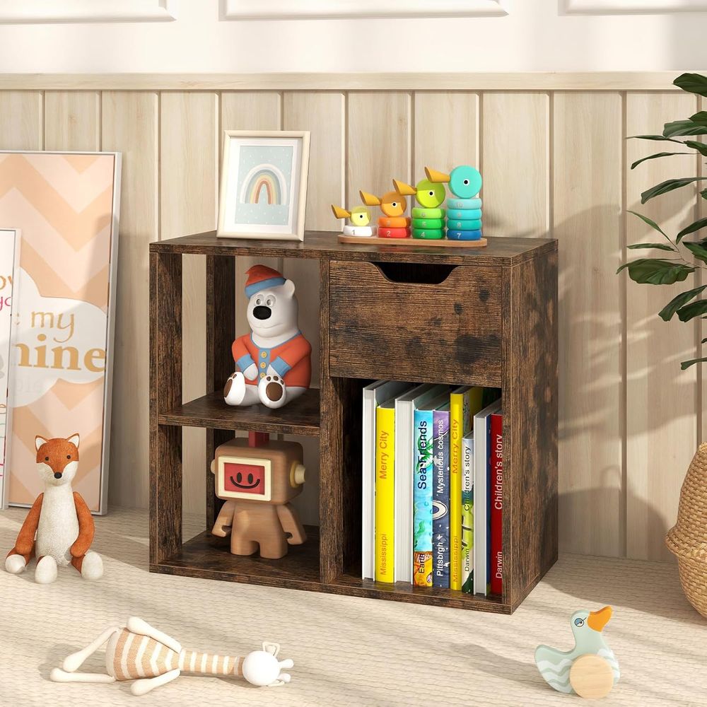 Трехъярусная деревянная книжна – обзор и цена Storage & Organization