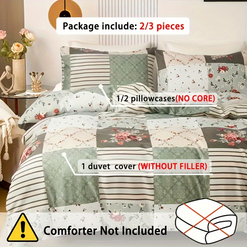 Комплект постельного белья из  – обзор и цена Aesthetic Floral Duvet Cover