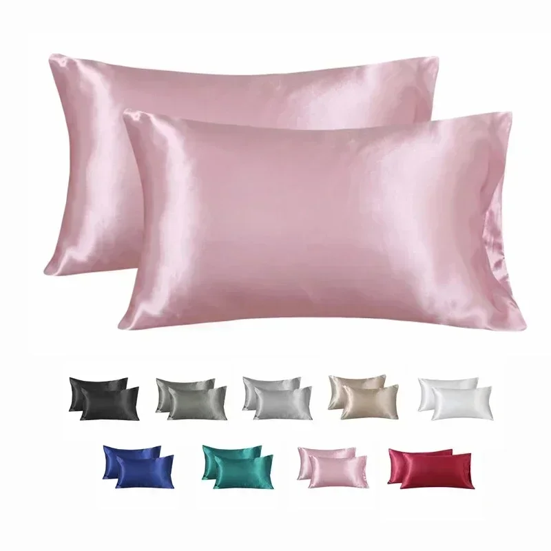 100% шелковая наволочка, шелко – обзор и цена Satin Silk Pillowcase Hair Skin