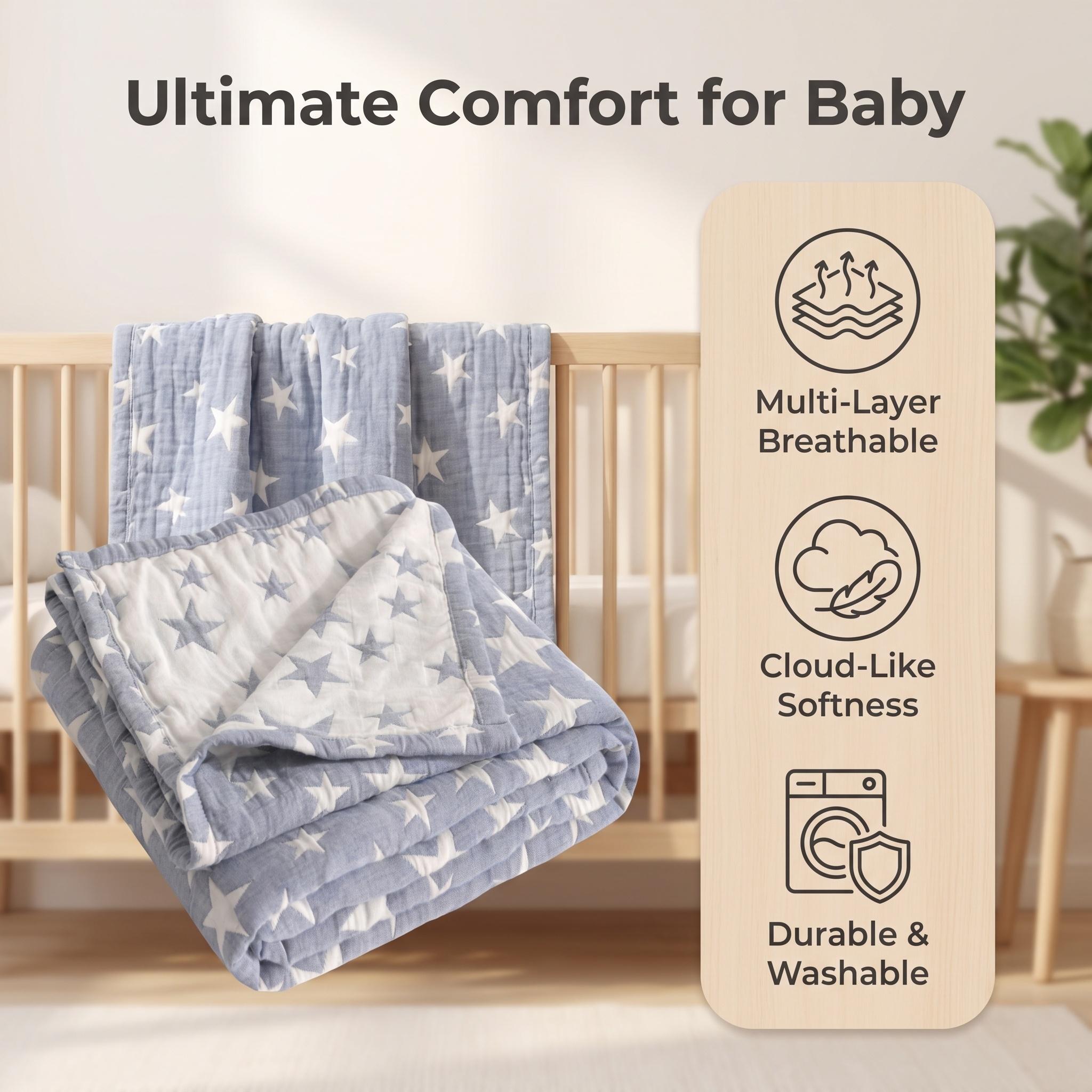 Трехслойное хлопковое муслинов – обзор и цена Muslin Cotton Bedspread