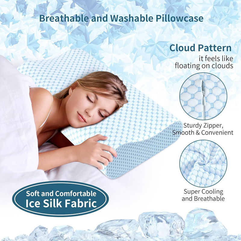 Подушка с медленным отскоком 6 – обзор и цена Anti Snore Contour Pillow