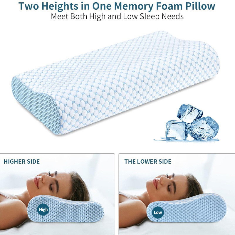 Подушка с медленным отскоком 6 – обзор и цена Anti Snore Contour Pillow