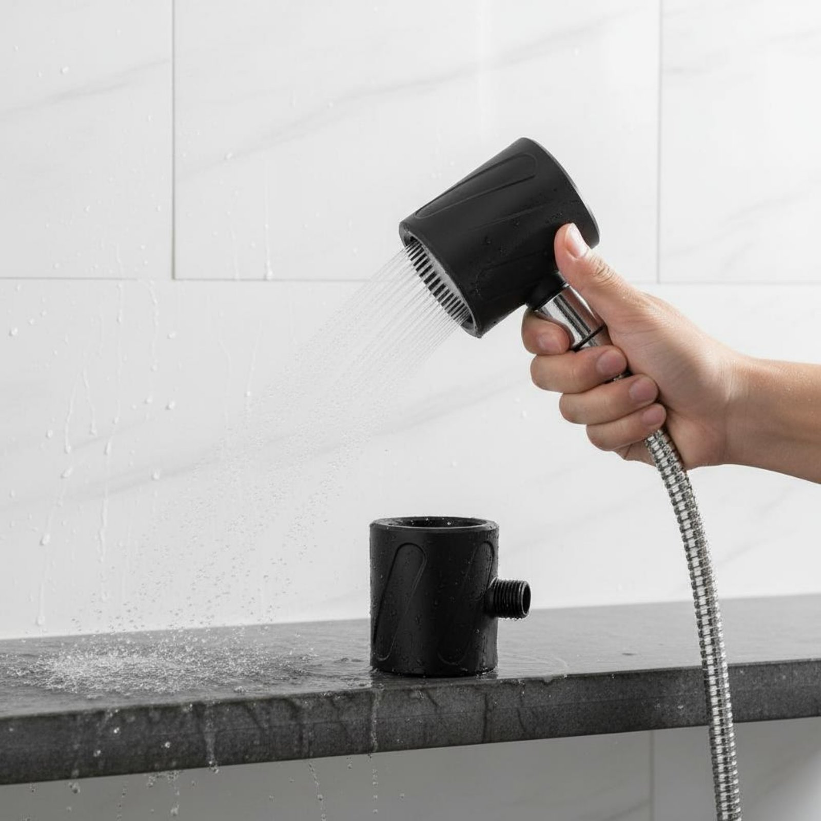 Ручная душевая лейка с улучшен – обзор и цена High Pressure Shower Head Handheld