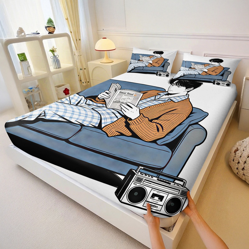 Мягкий комплект постельного бе – обзор и цена Fitted Bed Sheets Deep Pocket