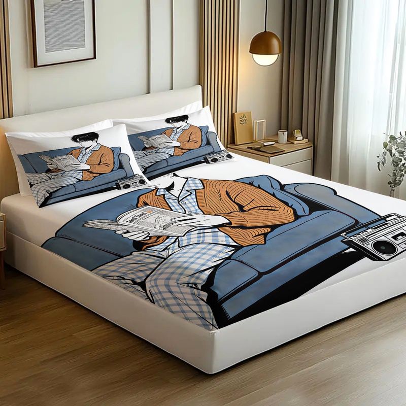 Мягкий комплект постельного бе – обзор и цена Fitted Bed Sheets Deep Pocket
