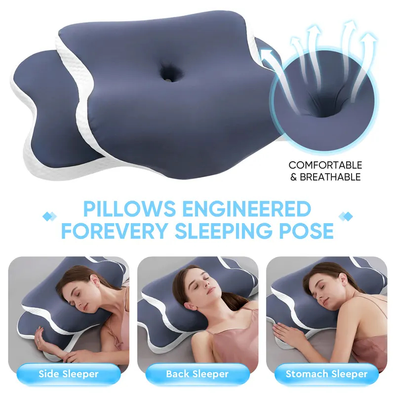 Ортопедическая подушка из пены – обзор и цена Memory Foam Orthopedic Pillow Neck Pain