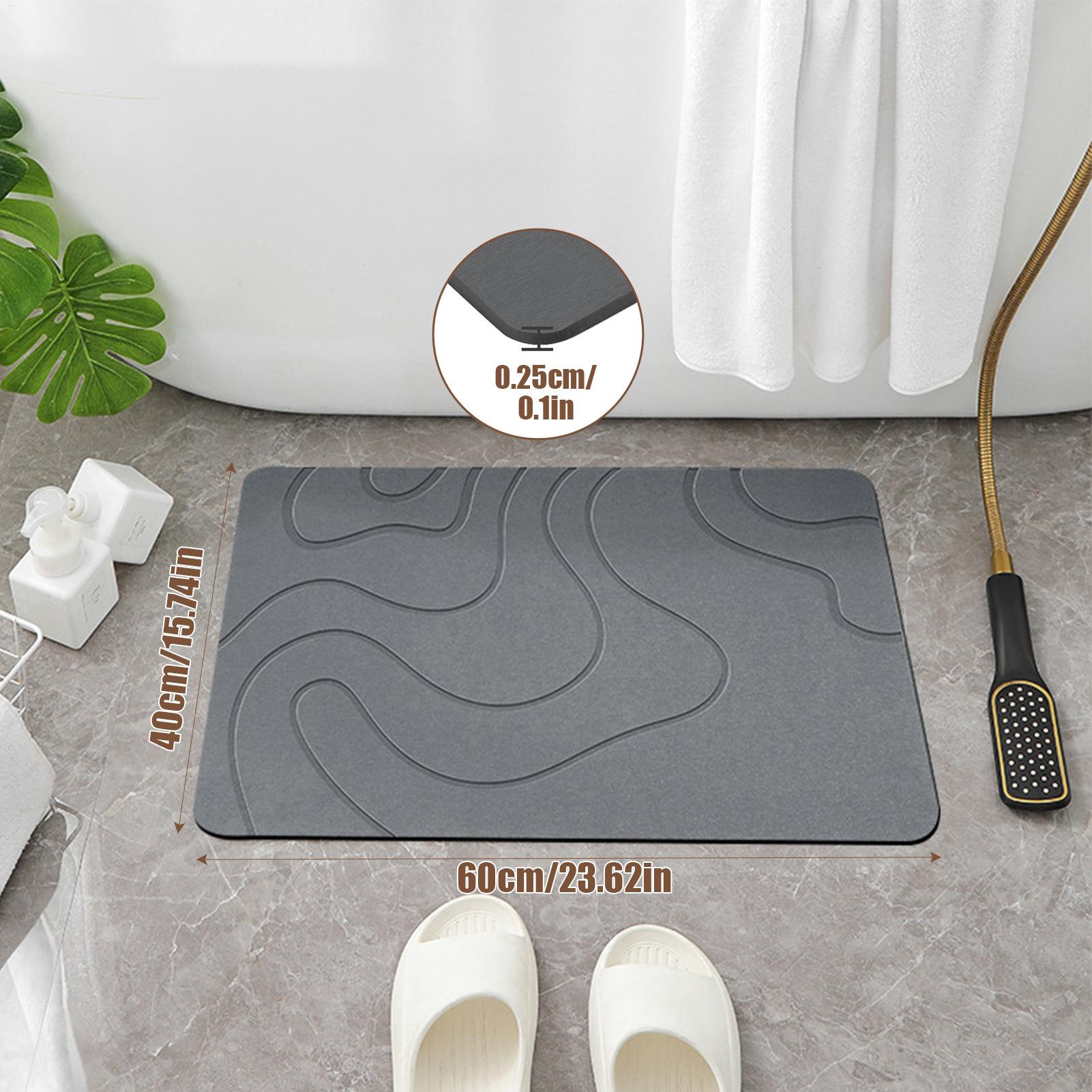 Быстросохнущий каменный коврик – обзор и цена Quick Dry Diatomite Bath Mat