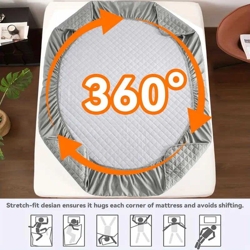 Водонепроницаемый наматрасник, – обзор и цена Waterproof Mattress Protector Breathable