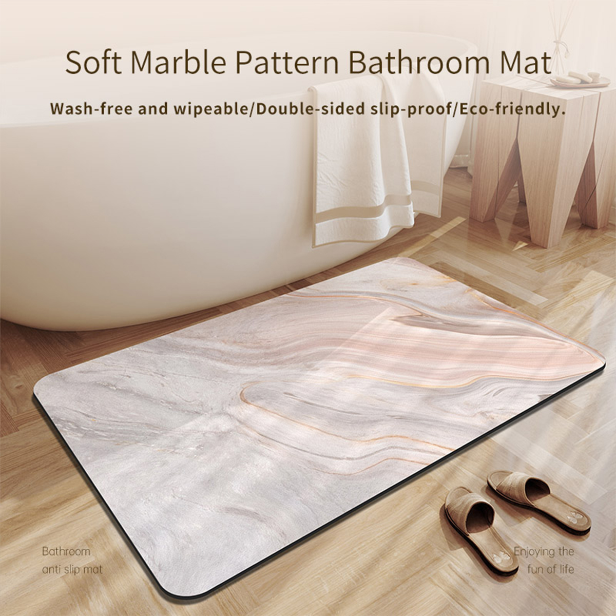 Коврик для ванной с диатомовой – обзор и цена Quick Dry Diatomite Bath Mat