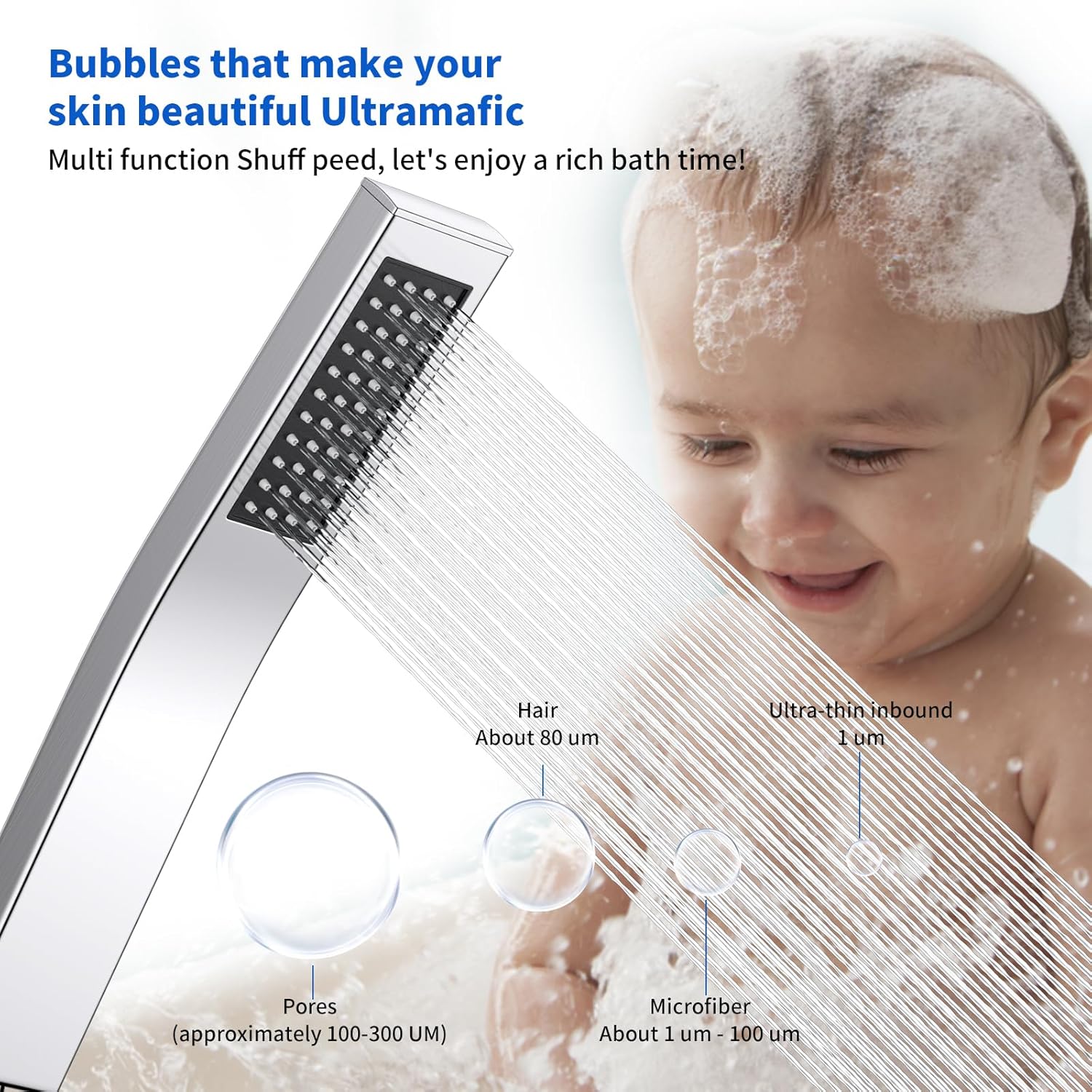 Высококачественная регулируема – обзор и цена High Pressure Shower Head Handheld