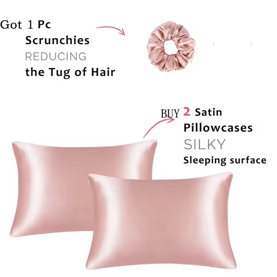 Kuup 1 шт. наволочка наволочка – обзор и цена Satin Silk Pillowcase Hair Skin